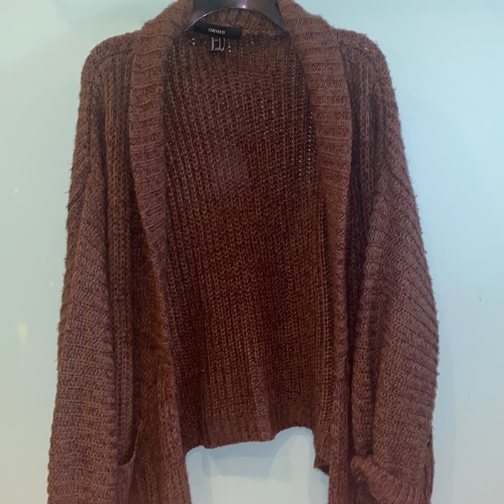 Greenish grey cardigan